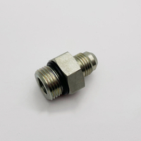 1JO JIC Lalaki 74°cone/ SAE O-ring nga adaptor ti heksagono .