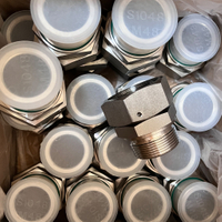 2BC-SS nga asero nga di-mabali nga hydraulic nga mga fittings 3/8 hydraulic fitting sockets 1/2 lalaki o singsing x 3/8 JIC hydraulic fitting