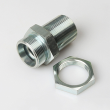 6C metriko Lalaki 24°Cone Tipo ti lawag bulkhead hydraulic system components