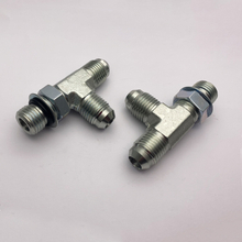 Ajjo JIC Lalaki 74 Kono/Sae O-ring Run Tee Hydraulic Asero nga Tubo nga Pagkabit .