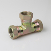 DB BSP Babae 60°Cone Tee Hydraulic Adapter .