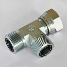 CE Metric Lalaki O-ring /Metric Babae nga Tee Nangato nga Kalidad nga Hydraulic Controls